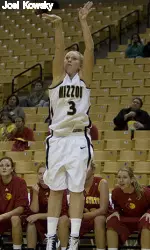 Sophomore Amanda Hanneman scored a career high 16 points to lead the Tigers