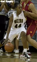 Freshman Shakara Jones posted 27 points and 14 rebounds in her collegiate debut