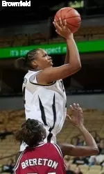 Sophomore Jessra Johnson scored six of her 20 points in overtime