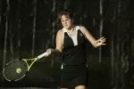 Dunham won her fifth singles match of the year Friday