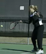 Katelyn McKenzie won her match at No. 5 Monday night