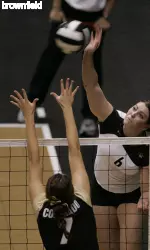 Sophomore Julianna Klein led Mizzou with 19 kills