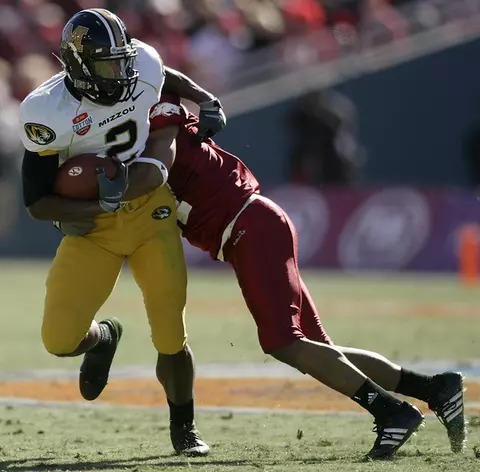 William Franklin (2)
Cotton Bowl
Missouri vs. Arkansas
January 01, 2008
Dallas, TX
Photo by Charles Ludeke