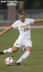 Senior Kat Tarr scored her first goal of the year in Mizzou's 6-1 win over Francis Marion
