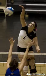 Julianna Klein led the Tigers with 12 kills, and added 10 digs.