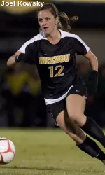 Senior Mo Redmond scored two goals and added an assist against Kansas