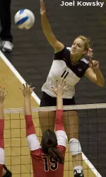Junior Megan Wilson tallies 15 kills in win over Colorado