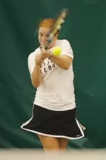 Tiger freshman Kaitlyn Ritchie won two singles and two doubles matches Saturday to help the Tigers stay hot at home