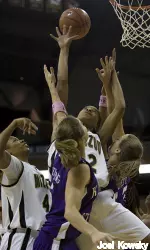 Alyssa Hollins led the Tigers with four 3-pointers.