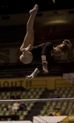 Hatcher has been the Tigers most consistent performer on bars and beam this season.