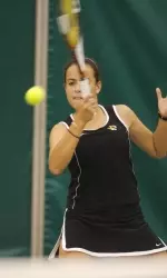 Tiger junior Sofia Ayala earned another Big 12 win Friday.