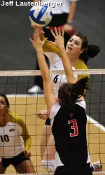 <i>Julianna Klein posted 15 kills, her most since tallying 19 on Sept. 26 against Texas A&M.</i>