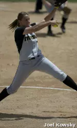 Missouri pitcher Stacy Delaney.