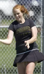 Kaitlyn Ritchie earned a Tiger victory at the No. 5 spot.