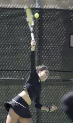 Sofia Ayala earned the fourth and winning point for Mizzou.