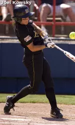 Marla Schweisberger knocked in Mizzou's only two runs