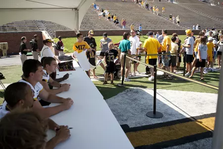 Missouri Football Fan Day. August 9, 2009.