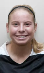 Freshman Jessica Greer scored twice in tonight's 8-0 victory