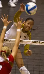 <i>Paola Ampudia led Mizzou with 10 kills.</i>