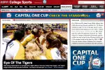<i>Mizzou was featured on ESPNU as it prepares to play 12th-seeded Duke in the Sweet 16.</i>
