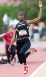 <i>Lana Mims was named the women's Most Outstanding Athlete.</i>