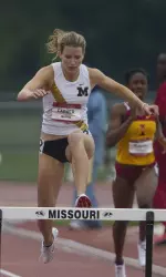 <i>Leslie Farmer set the school record in the 400m hurdles while earning All-Big 12 honors.</i>
