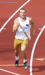 <i>Lars Rise finished fourth in the men's decathlon.</i>