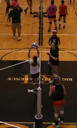 <i>Mizzou volleyball team camp.</i>