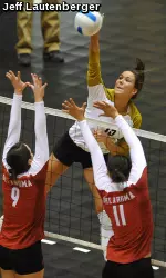 <i>Catie Wilson is one of five seniors that return to the court in 2010.</i>