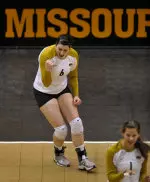 <i>Julianna Klein posted 10 kills in the loss.</i>