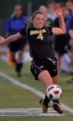 Haley Krentz scored the game-winning goal for the Tigers in the second overtime period.