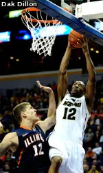 File: Marcus Denmon scored 19 points, 17 in the second half, and had five rebounds and three steals and assists each.
