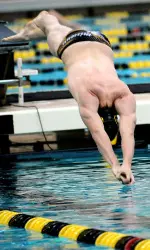 Missouri Swimming and Diving leads the invitational with 1,746 points.