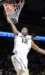 Marcus Denmon topped 1,000 career points late in an 18-point first half.