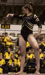 Junior Allie Heizelman took two event titles against the Thunderbirds.