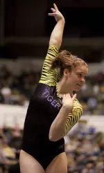 Mary Burke set a new career-high all-around score.