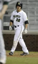 <i>Freshman Sal Belfonte tallied his first collegiate hit - a three-run double in the eighth - on Saturday.</i>