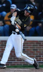 <i>Brannon Champagne tallied three RBI in the win.</i>