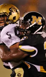 Gooden recorded eight tackles including one sack against Colorado in 2010.