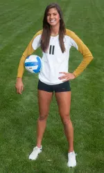 <i>Lindsey Petrick checks in with the fans</i>