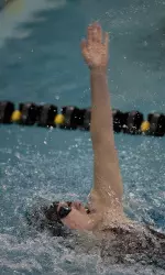 Bouchard placed fifth in the 200 back at the World University Games.