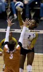 <i>Brimmage finished the 2011 season with 300 kills on .352 hitting.</i>