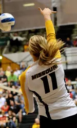 <i>Regan Peltier tallied her first career double-double in the win.</i>