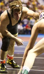 Senior Nicholas Hucke started off the season 2-0 Saturday, defeating Old Dominion's Justin LaValle 8-4 in a rematch of last year's NCAA Championships.