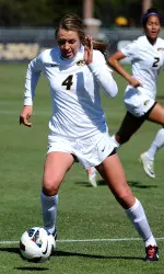 Haley Krentz (above) and McKenzie Sauerwein were named to the SEC All-Tournament Team