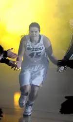 Liz Smith earned her first-career double-double while also setting a new career-high with 19 points.