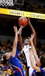 The Tigers earned their first Conference win over KU on Saturday.