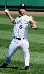 <i>Brannon Champagne gunned down the tying run at the plate to end the game.</i>