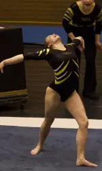 Mary Burke finished with an all-around tally of 39.200.