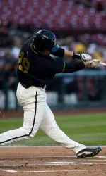 <i>Scott Sommerfeld continued his hot hitting with another hit on Sunday.</i>